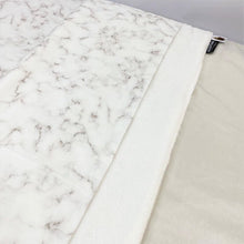 Afbeelding in Gallery-weergave laden, Laken Marmer - wit - licht beige - naturel - poplin - ecru