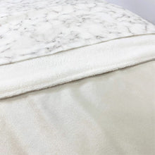 Afbeelding in Gallery-weergave laden, Laken Marmer - wit - licht beige - naturel - poplin - ecru