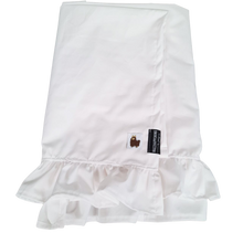 Afbeelding in Gallery-weergave laden, Laken Ruffle - wit - ruches - ruffles - poplin katoen