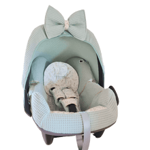 Afbeelding in Gallery-weergave laden, Maxi Cosi hoes Pebble Amber Poedergroen Oudmint Goud Wilgen Camel