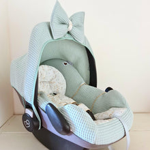 Afbeelding in Gallery-weergave laden, Maxi Cosi hoes Pebble Amber Poedergroen Oudmint Goud Wilgen Camel