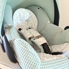 Afbeelding in Gallery-weergave laden, Maxi Cosi hoes Pebble Amber Poedergroen Oudmint Goud Wilgen Camel