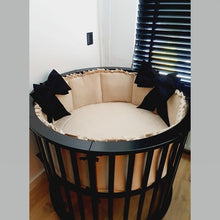 Afbeelding in Gallery-weergave laden, Boxbekleding - boxkleed - boxomranding - luxe strikken -bumper