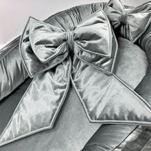 Afbeelding in Gallery-weergave laden, Sierstrik Luxury Velvet-boxstrik-donkergrijs-grote strik in 12 kleuren