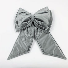 Afbeelding in Gallery-weergave laden, Sierstrik Luxury Velvet-boxstrik-donkergrijs-grote strik in 12 kleuren