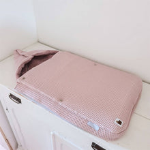 Afbeelding in Gallery-weergave laden, Voetenzak Bamboe - wafel - badstof - bies - in 3 kleuren