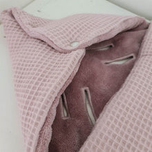 Afbeelding in Gallery-weergave laden, Voetenzak Bamboe - wafel - badstof - bies - in 3 kleuren