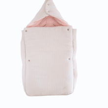 Afbeelding in Gallery-weergave laden, Voetenzak Blake - neutraal - kiezel - nude - roze - wafel