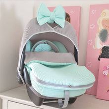 Afbeelding in Gallery-weergave laden, Maxi Cosi hoes Cabrio Lola twee kleuren wafel in 30 kleuren