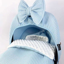 Afbeelding in Gallery-weergave laden, Maxi Cosi hoes Pebble Plus Lulu lichtblauw wafel babyblauw