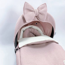 Afbeelding in Gallery-weergave laden, Voetenzak Merlijn Duo - twee kleuren wafel - bies - in 30 kleuren