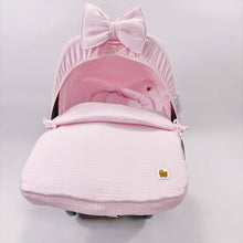 Afbeelding in Gallery-weergave laden, Maxi Cosi hoes Pebble Pro Paige lichtroze hydrofiel roze mousseline