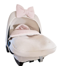 Afbeelding in Gallery-weergave laden, Voetenzak Blake - neutraal - kiezel - nude - roze - wafel