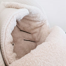 Afbeelding in Gallery-weergave laden, Voetenzak Kopenhagen - wafel - badstof - bies - in 30 kleuren