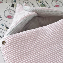 Afbeelding in Gallery-weergave laden, Voetenzak Lola Duo - twee kleuren wafel - in 30 kleuren