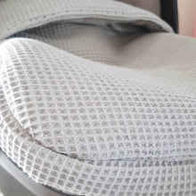 Afbeelding in Gallery-weergave laden, Voetenzak Merlijn - volledig wafel - bies - in 30 kleuren