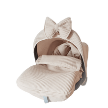 Afbeelding in Gallery-weergave laden, Voetenzak Merlijn - volledig wafel - bies - in 30 kleuren