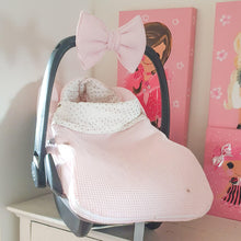 Afbeelding in Gallery-weergave laden, Voetenzak Nina - wafel - gouden druppels - in 30 kleuren