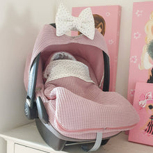 Afbeelding in Gallery-weergave laden, Voetenzak Nina - wafel - gouden druppels - in 30 kleuren