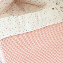 Afbeelding in Gallery-weergave laden, Voetenzak Nina - wafel - gouden druppels - in 30 kleuren