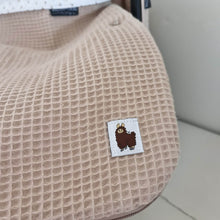 Afbeelding in Gallery-weergave laden, Voetenzak Nina - wafel - gouden druppels - in 30 kleuren