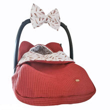 Afbeelding in Gallery-weergave laden, Voetenzak Raven - wafel - veertjes - bies - in 30 kleuren