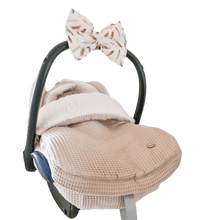 Afbeelding in Gallery-weergave laden, Voetenzak Teddy - wafel - ecru teddy - bies - in 30 kleuren