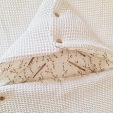 Afbeelding in Gallery-weergave laden, Voetenzak Willow - wafel - wilgjes - bies - in 30 kleuren