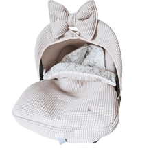 Afbeelding in Gallery-weergave laden, Voetenzak Willow - wafel - wilgjes - bies - in 30 kleuren