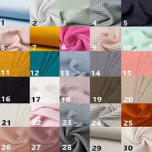 Afbeelding in Gallery-weergave laden, Dekje Naya - wafel - broderie - in 31 kleuren