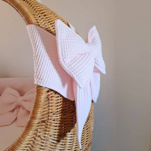 Afbeelding in Gallery-weergave laden, Celine wiegbekleding - strik - wieg - beschikbaar in 30 kleuren