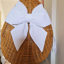 Afbeelding in Gallery-weergave laden, Celine wiegbekleding - strik - wieg - beschikbaar in 30 kleuren