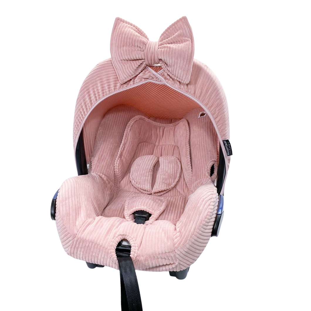 Maxi Cosi hoes Citi 2 Pip licht oudroze ribvelours ribfluweel