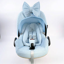 Afbeelding in Gallery-weergave laden, Maxi Cosi hoes Pebble Plus Lulu lichtblauw wafel babyblauw
