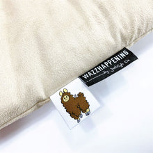 Afbeelding in Gallery-weergave laden, Boxkleed Estee-suedine-beige-luxe stof-rond-rechthoek-vierkant

