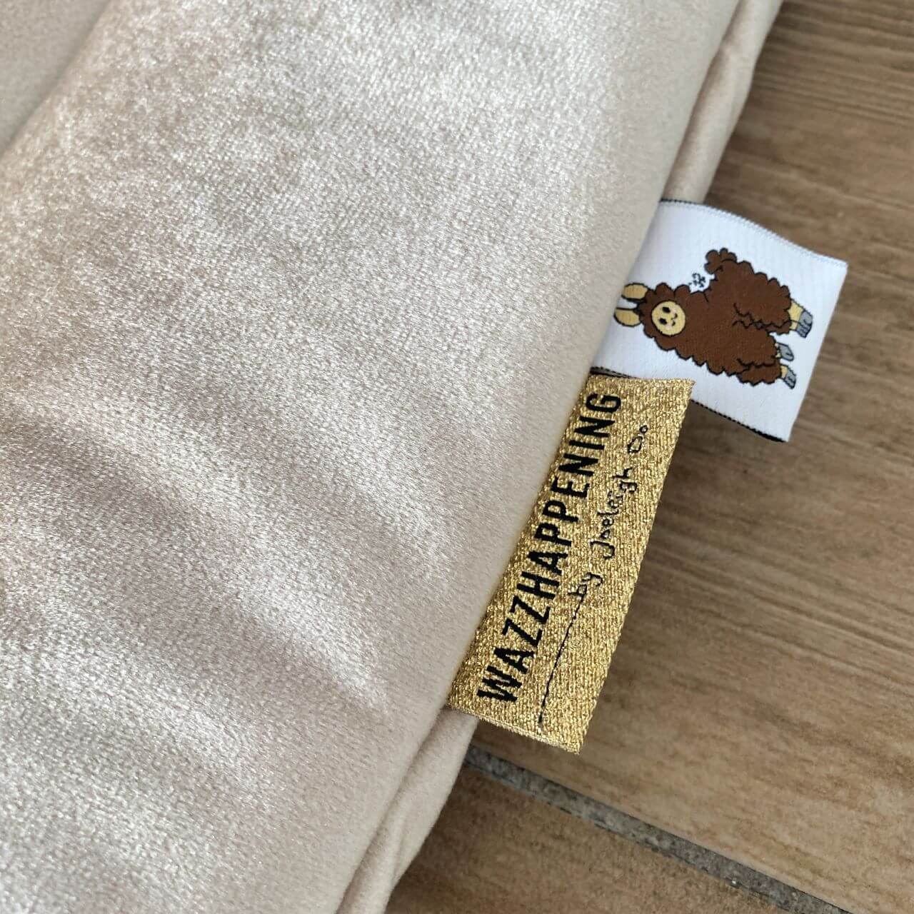 Urban Cotton Wandkleed Geen Bruin Roze Achtig in maat en frame naar keuze