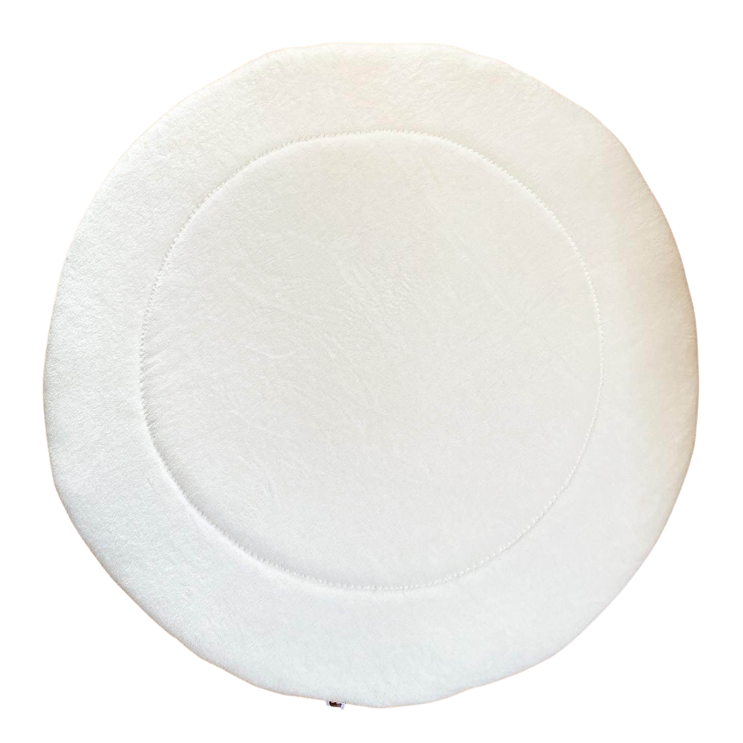 Boxkleed Bamboo - bamboe - creme - ecru - rond - rechthoek - vierkant