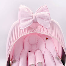 Afbeelding in Gallery-weergave laden, Maxi Cosi hoes Pebble Pro Paige lichtroze hydrofiel roze mousseline
