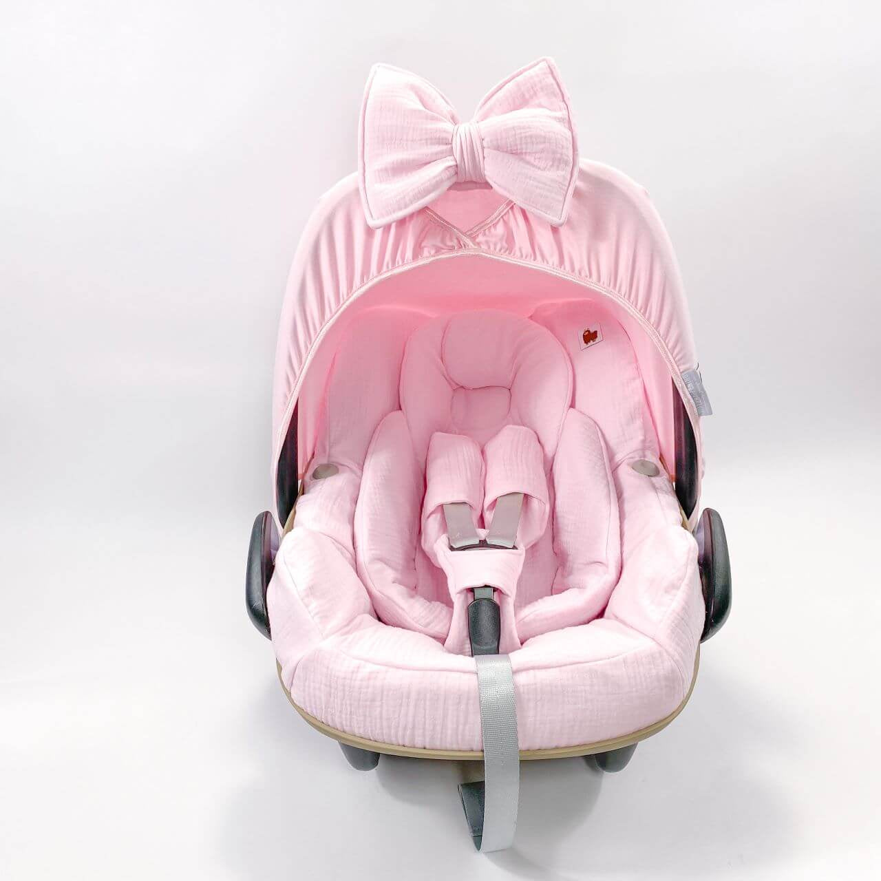 maxi cosi bekleding set Maxi Cosi hoes Pebble Pro Paige lichtroze hydrofiel roze mousseline