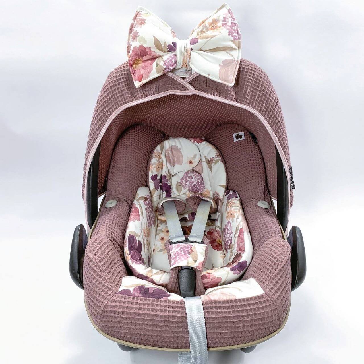 Maxi Cosi hoes Pebble Pro Aquarel mauve bloemen roze