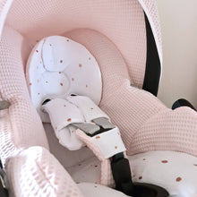 Afbeelding in Gallery-weergave laden, Maxi Cosi hoes Pebble Standaard Mave nude roze goud dot wit wafel
