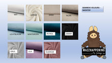 Afbeelding in Gallery-weergave laden, Boxkleed Bamboo - bamboe - creme - ecru - rond - rechthoek - vierkant
